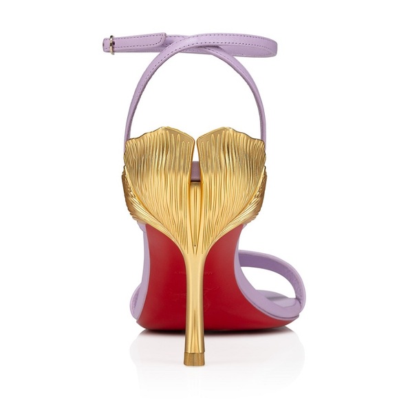 Christian Louboutin Ginko girl 85mm RARE lilac strappy heels RETAIL 1,895 - Picture 3 of 14